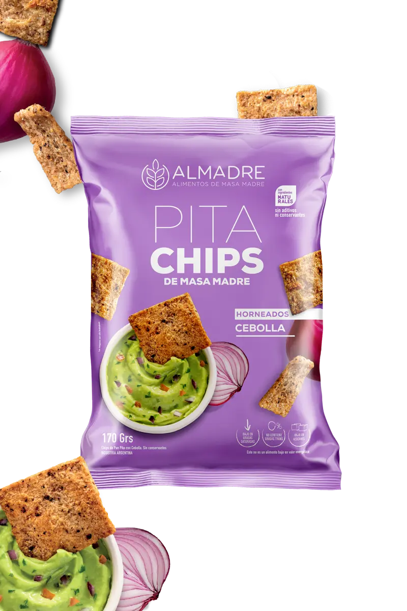 Almadre Pita Chips Cebolla